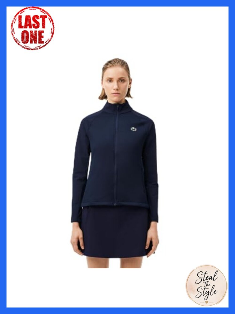 Slim Fit Zip-Up Golf Layering Jacket Fleece Long Sleeve Active